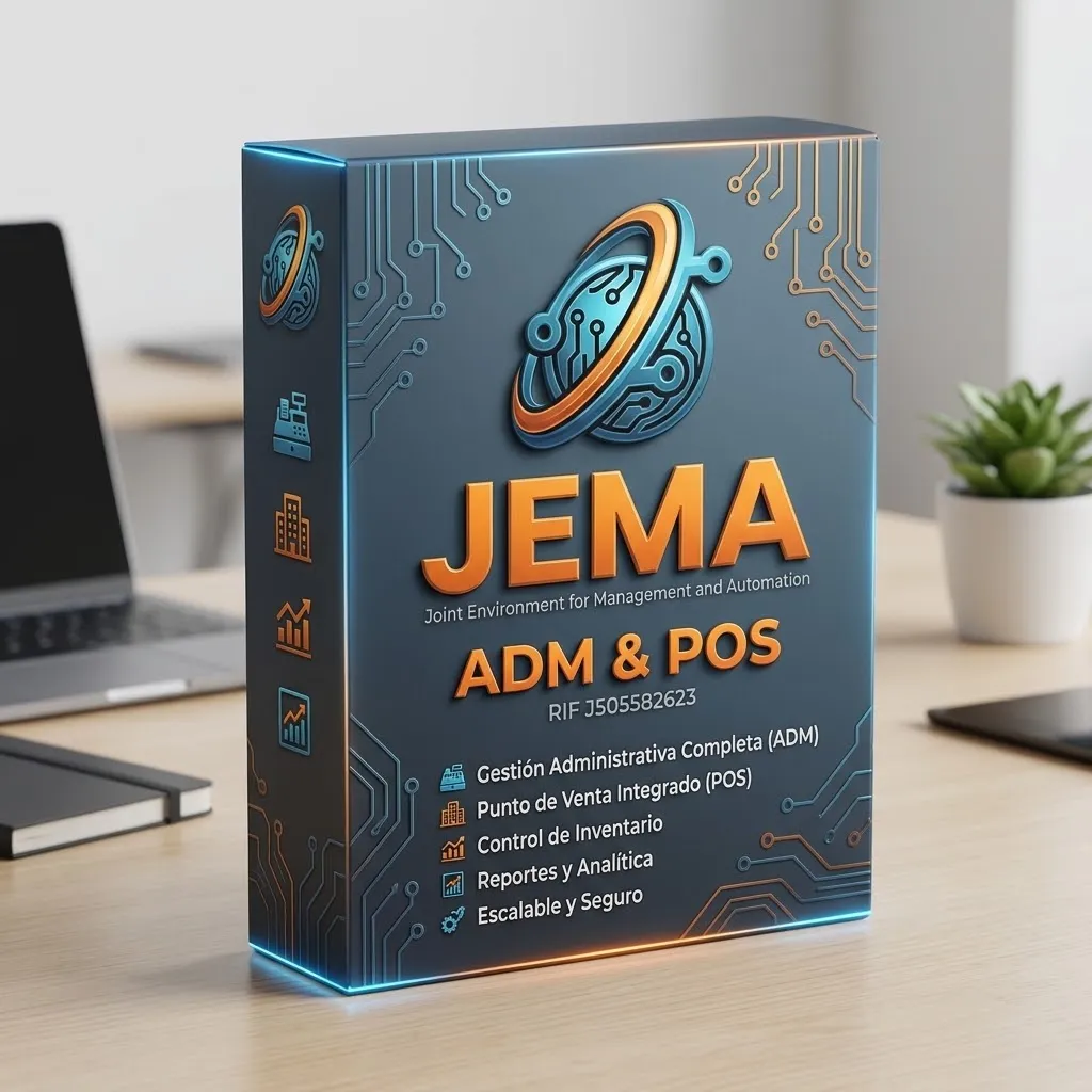 Caja del software JEMA ADM & POS